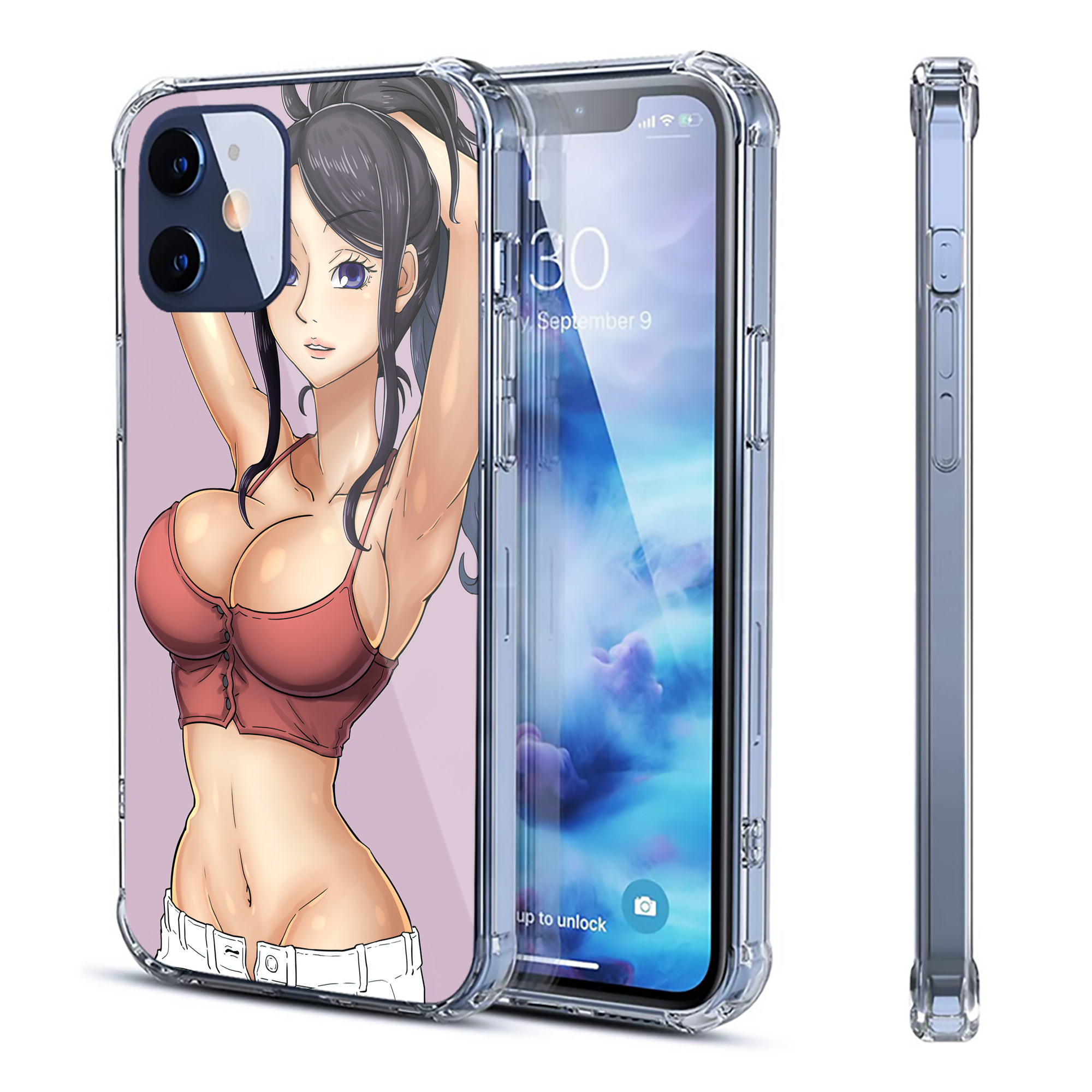 （画像用） ワンピース ONE PIECE 【iPhone 12シリーズ対応】透明スマホケース（クリアソフトケース）